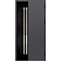 Ocelové vchodové dveře - LEIMEN 3 - Hladký Antracit, Label Black Ocelové vchodové dveře ERKADO - LEIMEN 3 - Hladký Antracit, Label Black