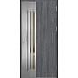 Ocelové vchodové dveře - LEIMEN 3 - Dub Antracit, Label Inox Ocelové vchodové dveře ERKADO - LEIMEN 3 - Dub Antracit, Label Inox