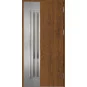 Ocelové vchodové dveře ERKADO - LEIMEN 3 - Ořech, Label Inox