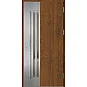 Ocelové vchodové dveře - LEIMEN 3 - Ořech, Label Inox Ocelové vchodové dveře ERKADO - LEIMEN 3 - Ořech, Label Inox