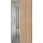 Ocelové vchodové dveře - LEIMEN 3 - Surový Dub, Label Inox Ocelové vchodové dveře ERKADO - LEIMEN 3 - Surový Dub, Label Inox
