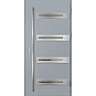 Ocelové vchodové dveře - LEOBEN 2 - Šedá, Label Inox Ocelové vchodové dveře ERKADO - LEOBEN 2 - Šedá, Label Inox