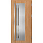 Ocelové vchodové dveře - LINDEN 2 - Borovice horská, Label Inox Ocelové vchodové dveře ERKADO - LINDEN 2 - Borovice horská, Label Inox