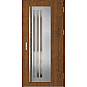 Ocelové vchodové dveře - LINDEN 3 - Ořech, Label Inox Ocelové vchodové dveře ERKADO - LINDEN 3 - Ořech, Label Inox