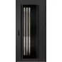 Ocelové vchodové dveře ERKADO - LINDEN 6 - Černá, Label Black