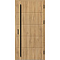 Ocelové vchodové dveře - LUTTER 1 - Dub Natur, Stamp Roller Ocelové vchodové dveře ERKADO - LUTTER 1 - Dub Natur, Stamp Roller