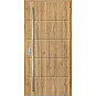Ocelové vchodové dveře - LUTTER 1 - Dub Natur, Stamp Roller Ocelové vchodové dveře ERKADO - LUTTER 1 - Dub Natur, Stamp Roller