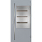 Ocelové vchodové dveře - MELK 1 - Šedá, Label Inox Ocelové vchodové dveře ERKADO - MELK 1 - Šedá, Label Inox