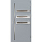 Ocelové vchodové dveře - MELK 2 - Šedá, Label Inox Ocelové vchodové dveře ERKADO - MELK 2 - Šedá, Label Inox