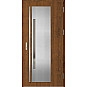 Ocelové vchodové dveře - MURTER 1 - Ořech, Label Inox Ocelové vchodové dveře ERKADO - MURTER 1 - Ořech, Label Inox