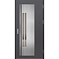 Ocelové vchodové dveře - MURTER 2 - Hladký Antracit, Label Inox Ocelové vchodové dveře ERKADO - MURTER 2 - Hladký Antracit, Label Inox