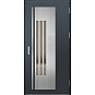 Ocelové vchodové dveře - MURTER 3 - Antracit Struktura, Label Inox Ocelové vchodové dveře ERKADO - MURTER 3 - Antracit Struktura, Label Inox