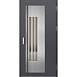Ocelové vchodové dveře - MURTER 3 - Hladký Antracit, Label Inox Ocelové vchodové dveře ERKADO - MURTER 3 - Hladký Antracit, Label Inox