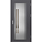 Ocelové vchodové dveře - MURTER 5 - Hladký Antracit, Label Inox Ocelové vchodové dveře ERKADO - MURTER 5 - Hladký Antracit, Label Inox
