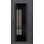 Ocelové vchodové dveře - MURTER 6 - Hladký Antracit, Label Black Ocelové vchodové dveře ERKADO - MURTER 6 - Hladký Antracit, Label Black