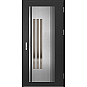 Ocelové vchodové dveře - MURTER 6 - Černá, Label Inox Ocelové vchodové dveře ERKADO - MURTER 6 - Černá, Label Inox