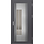 Ocelové vchodové dveře - MURTER 6 - Hladký Antracit, Label Inox Ocelové vchodové dveře ERKADO - MURTER 6 - Hladký Antracit, Label Inox