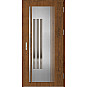 Ocelové vchodové dveře - MURTER 6 - Ořech, Label Inox Ocelové vchodové dveře ERKADO - MURTER 6 - Ořech, Label Inox