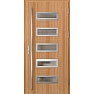 Ocelové vchodové dveře - RODING 1 - Borovice horská, Label Inox Ocelové vchodové dveře ERKADO - RODING 1 - Borovice horská, Label Inox