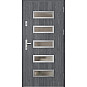 Ocelové vchodové dveře - RODING 1 - Dub Antracit, Label Inox Ocelové vchodové dveře ERKADO - RODING 1 - Dub Antracit, Label Inox
