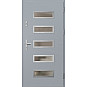 Ocelové vchodové dveře - RODING 1 - Šedá, Label Inox Ocelové vchodové dveře ERKADO - RODING 1 - Šedá, Label Inox