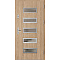 Ocelové vchodové dveře - RODING 1 - Surový Dub, Label Inox Ocelové vchodové dveře ERKADO - RODING 1 - Surový Dub, Label Inox