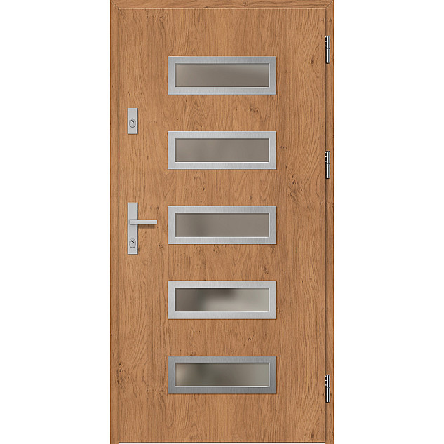 Ocelové vchodové dveře - RODING 1 - Winchester, Label Inox Ocelové vchodové dveře ERKADO - RODING 1 - Winchester, Label Inox