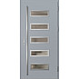 Ocelové vchodové dveře - RODING 1 - Šedá, Label Inox Ocelové vchodové dveře ERKADO - RODING 1 - Šedá, Label Inox