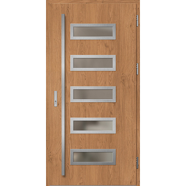 Ocelové vchodové dveře - RODING 1 - Winchester, Label Inox Ocelové vchodové dveře ERKADO - RODING 1 - Winchester, Label Inox