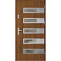 Ocelové vchodové dveře - RODING 2 - Ořech, Label Inox Ocelové vchodové dveře ERKADO - RODING 2 - Ořech, Label Inox