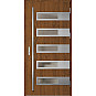Ocelové vchodové dveře - RODING 2 - Ořech, Label Inox Ocelové vchodové dveře ERKADO - RODING 2 - Ořech, Label Inox