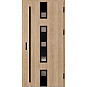 Ocelové vchodové dveře - SAMEDAN 4 - Surový Dub, Label Black Ocelové vchodové dveře ERKADO - SAMEDAN 4 - Surový Dub, Label Black