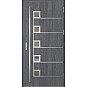Ocelové vchodové dveře - SAMEDAN 5 - Dub Antracit, Label Inox Ocelové vchodové dveře ERKADO - SAMEDAN 5 - Dub Antracit, Label Inox