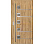 Ocelové vchodové dveře - SAMEDAN 5 - Dub Natur, Label Inox Ocelové vchodové dveře ERKADO - SAMEDAN 5 - Dub Natur, Label Inox