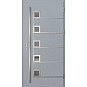 Ocelové vchodové dveře - SAMEDAN 5 - Šedá, Label Inox Ocelové vchodové dveře ERKADO - SAMEDAN 5 - Šedá, Label Inox