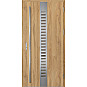 Ocelové vchodové dveře - SELTERS 1 - Dub Natur, Label Inox Ocelové vchodové dveře ERKADO - SELTERS 1 - Dub Natur, Label Inox