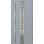 Ocelové vchodové dveře - SELTERS 1 - Šedá, Label Inox Ocelové vchodové dveře ERKADO - SELTERS 1 - Šedá, Label Inox