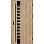 Ocelové vchodové dveře - SELTERS 2 - Surový Dub, Label Black Ocelové vchodové dveře ERKADO - SELTERS 2 - Surový Dub, Label Black