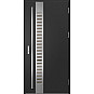 Ocelové vchodové dveře - SELTERS 2 - Černá, Label Inox Ocelové vchodové dveře ERKADO - SELTERS 2 - Černá, Label Inox