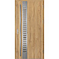 Ocelové vchodové dveře - SELTERS 2 - Dub Natur, Label Inox Ocelové vchodové dveře ERKADO - SELTERS 2 - Dub Natur, Label Inox