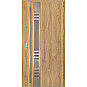 Ocelové vchodové dveře - SELTERS 3 - Dub Natur, Label Inox Ocelové vchodové dveře ERKADO - SELTERS 3 - Dub Natur, Label Inox