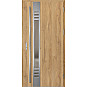 Ocelové vchodové dveře - SELTERS 4 - Dub Natur, Label Inox Ocelové vchodové dveře ERKADO - SELTERS 4 - Dub Natur, Label Inox