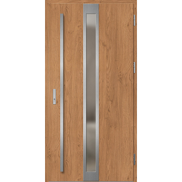 Ocelové vchodové dveře - SINGEN 1 - Winchester, Label Inox Ocelové vchodové dveře ERKADO - SINGEN 1 - Winchester, Label Inox