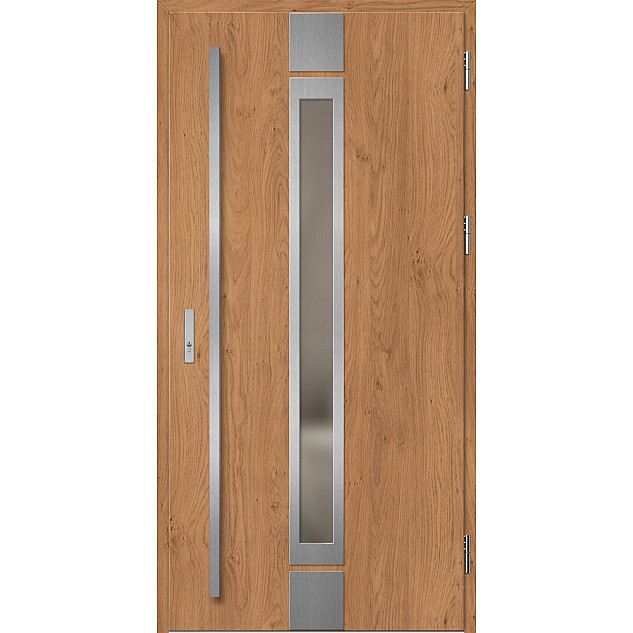 Ocelové vchodové dveře - SINGEN 3 - Winchester, Label Inox Ocelové vchodové dveře ERKADO - SINGEN 3 - Winchester, Label Inox