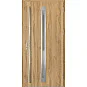 Ocelové vchodové dveře - TREBUR 2 - Dub Natur, Label Inox Ocelové vchodové dveře ERKADO - TREBUR 2 - Dub Natur, Label Inox