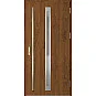Ocelové vchodové dveře - TREBUR 2 - Ořech, Label Inox Ocelové vchodové dveře ERKADO - TREBUR 2 - Ořech, Label Inox