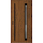 Ocelové vchodové dveře - TREBUR 3 - Ořech, Label Black Ocelové vchodové dveře ERKADO - TREBUR 3 - Ořech, Label Black