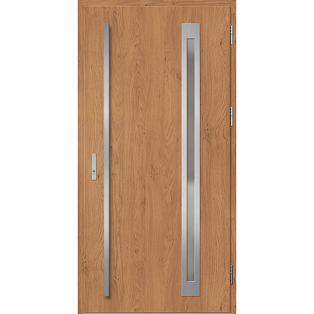 Ocelové vchodové dveře - TREBUR 3 - Winchester, Label Inox Ocelové vchodové dveře ERKADO - TREBUR 3 - Winchester, Label Inox
