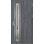 Ocelové vchodové dveře - TREBUR 4 - Dub Antracit, Label Inox Ocelové vchodové dveře ERKADO - TREBUR 4 - Dub Antracit, Label Inox