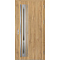 Ocelové vchodové dveře - TREBUR 4 - Dub Natur, Label Inox Ocelové vchodové dveře ERKADO - TREBUR 4 - Dub Natur, Label Inox